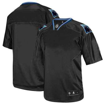 Custom Carolina Panthers black Shadow jersey