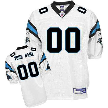 Custom Carolina Panthers white jersey