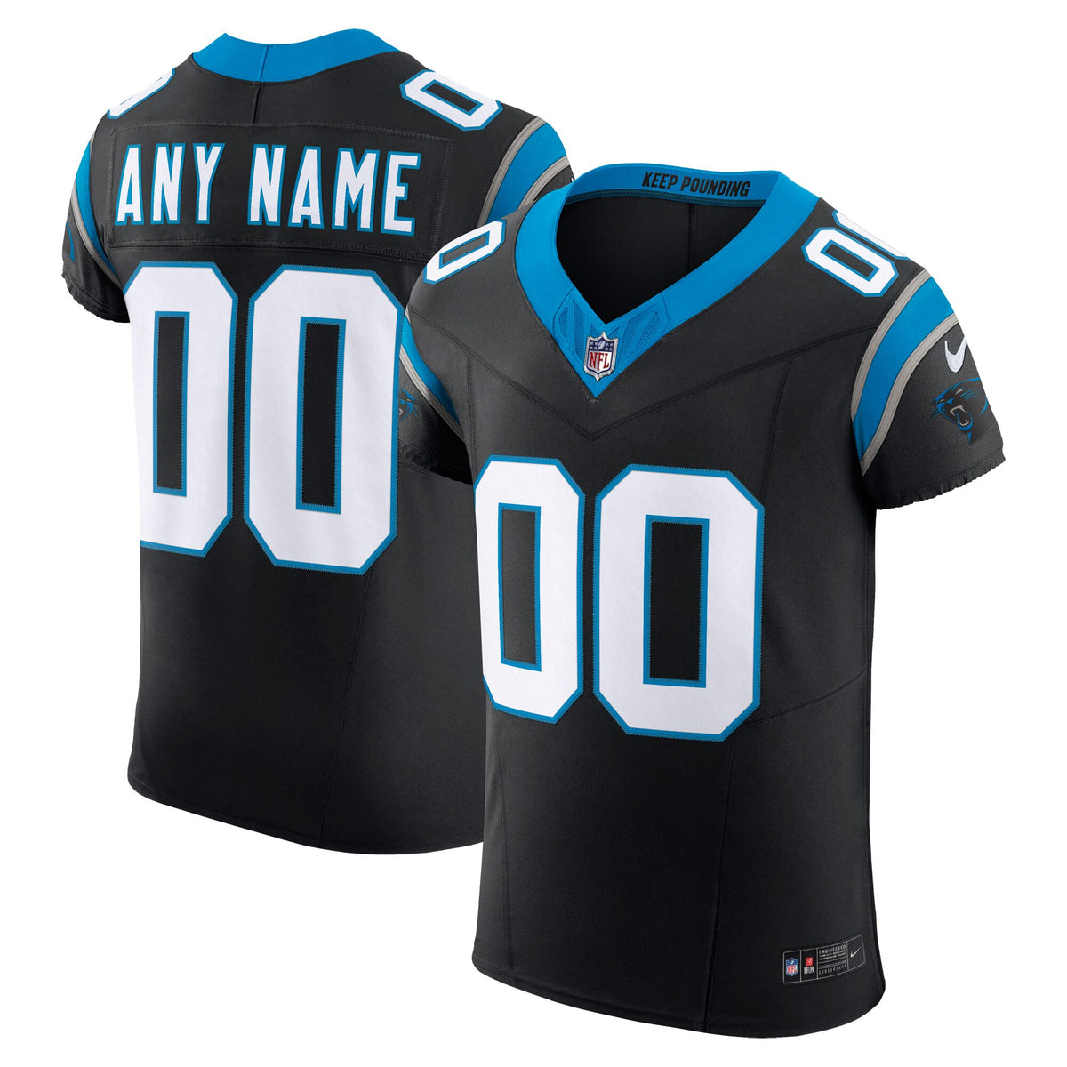 Carolina Panthers black Vapor jersey