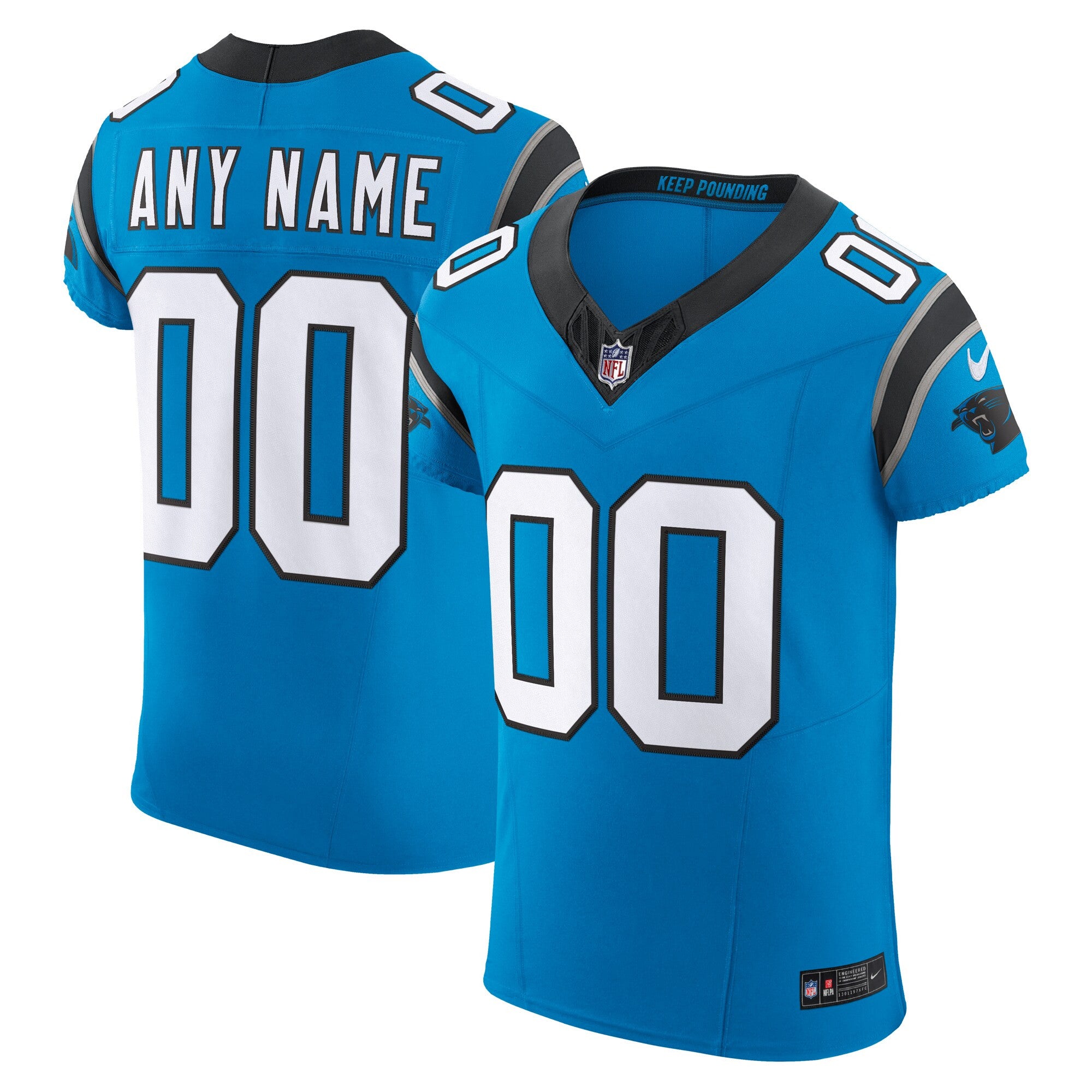 Carolina Panthers blue Vapor jersey
