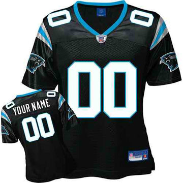 Custom Carolina Panthers black jersey