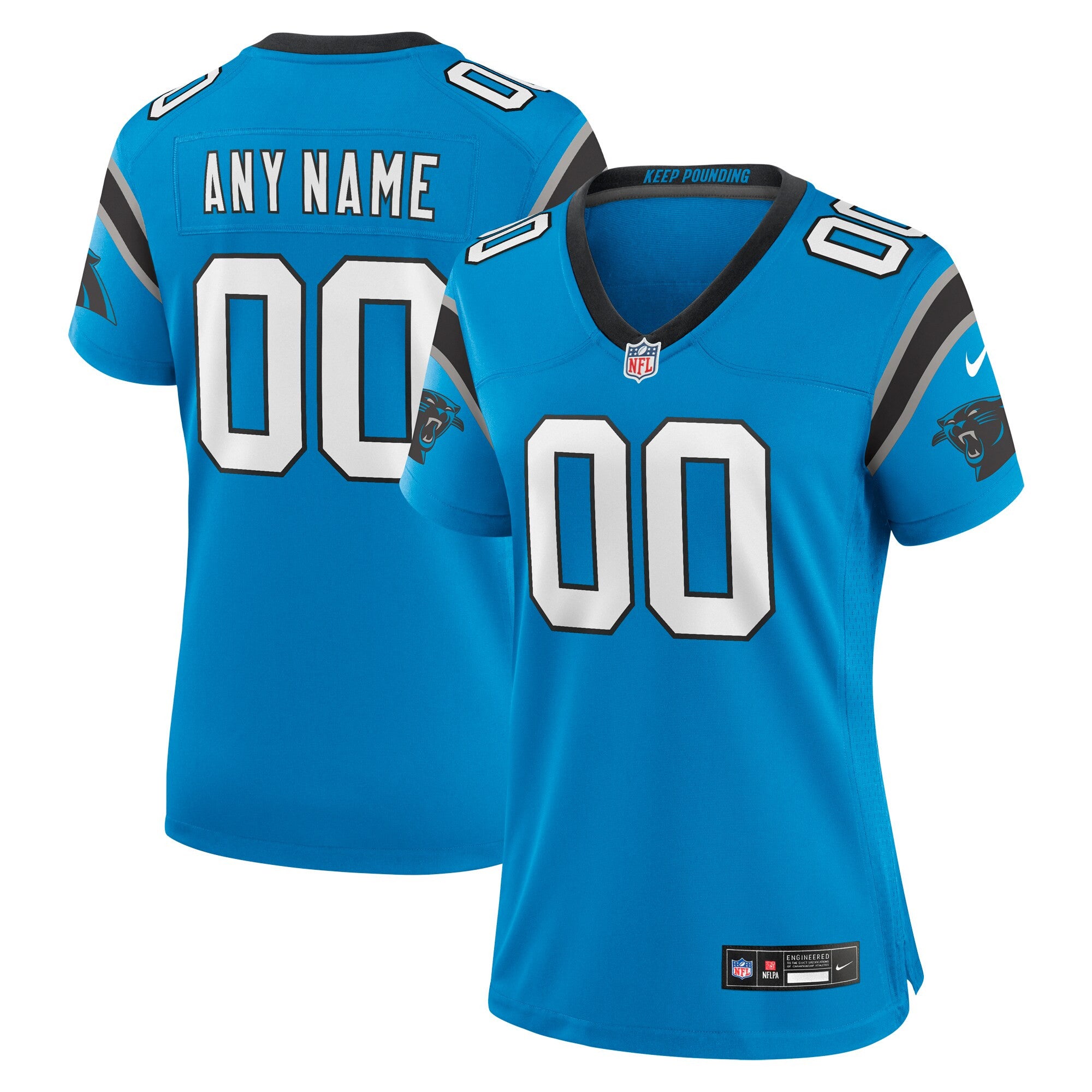 Carolina Panthers blue Alternate jersey