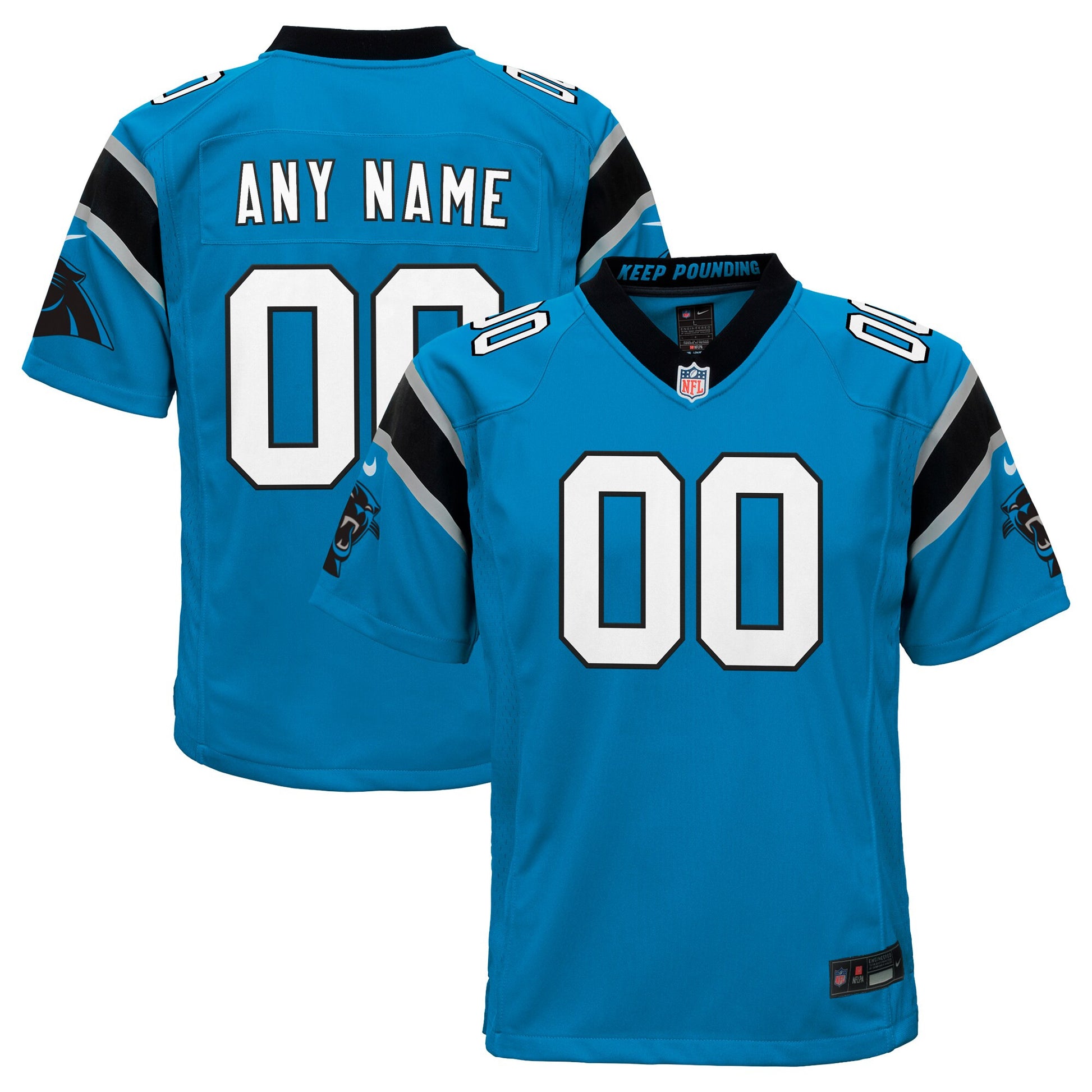 Carolina Panthers blue Alternate jersey