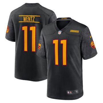 Carson Wentz Washington Commanders black Game jersey