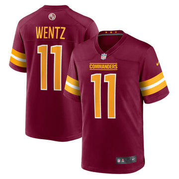 Carson Wentz Washington Commanders burgundy jersey