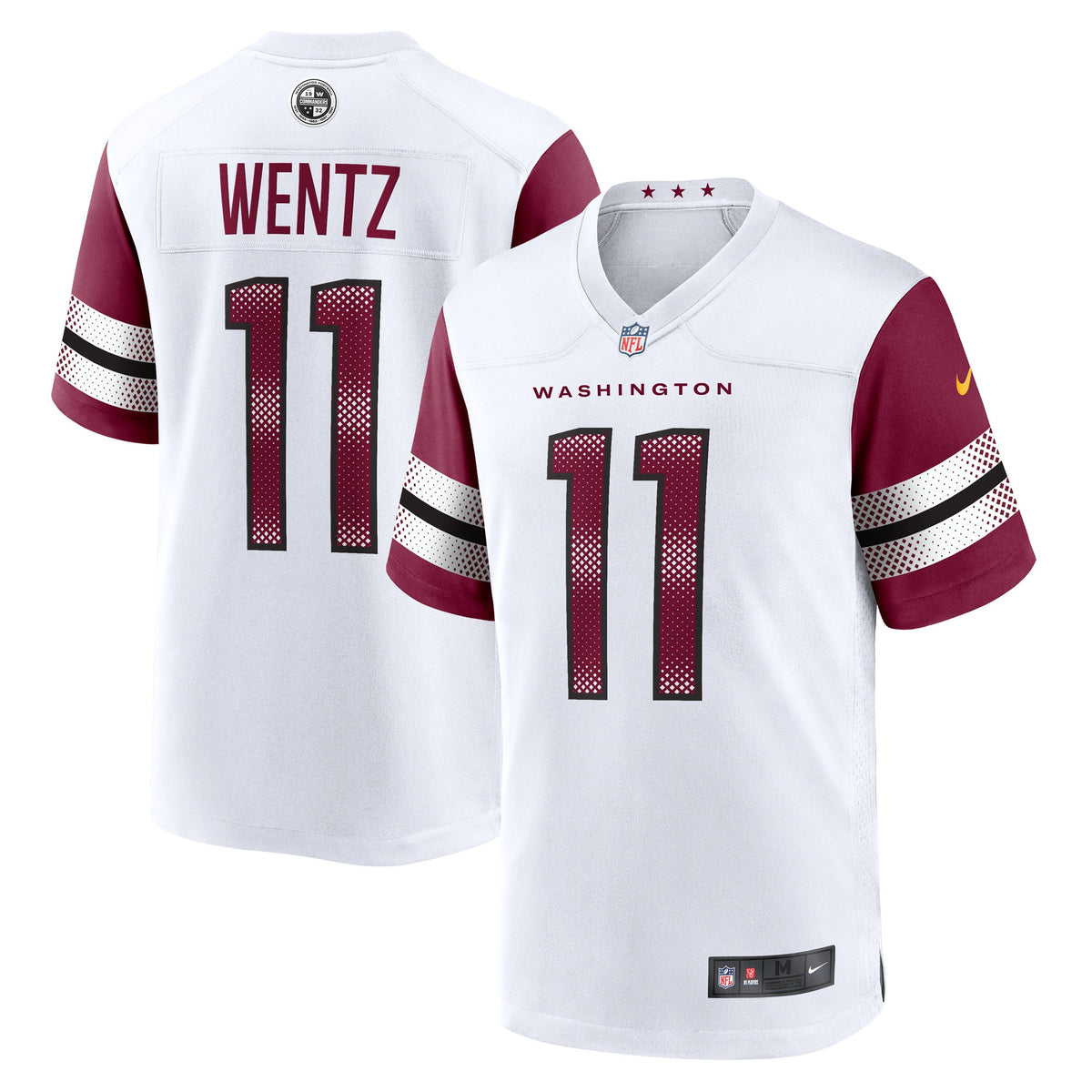 Carson Wentz Washington Commanders white jersey