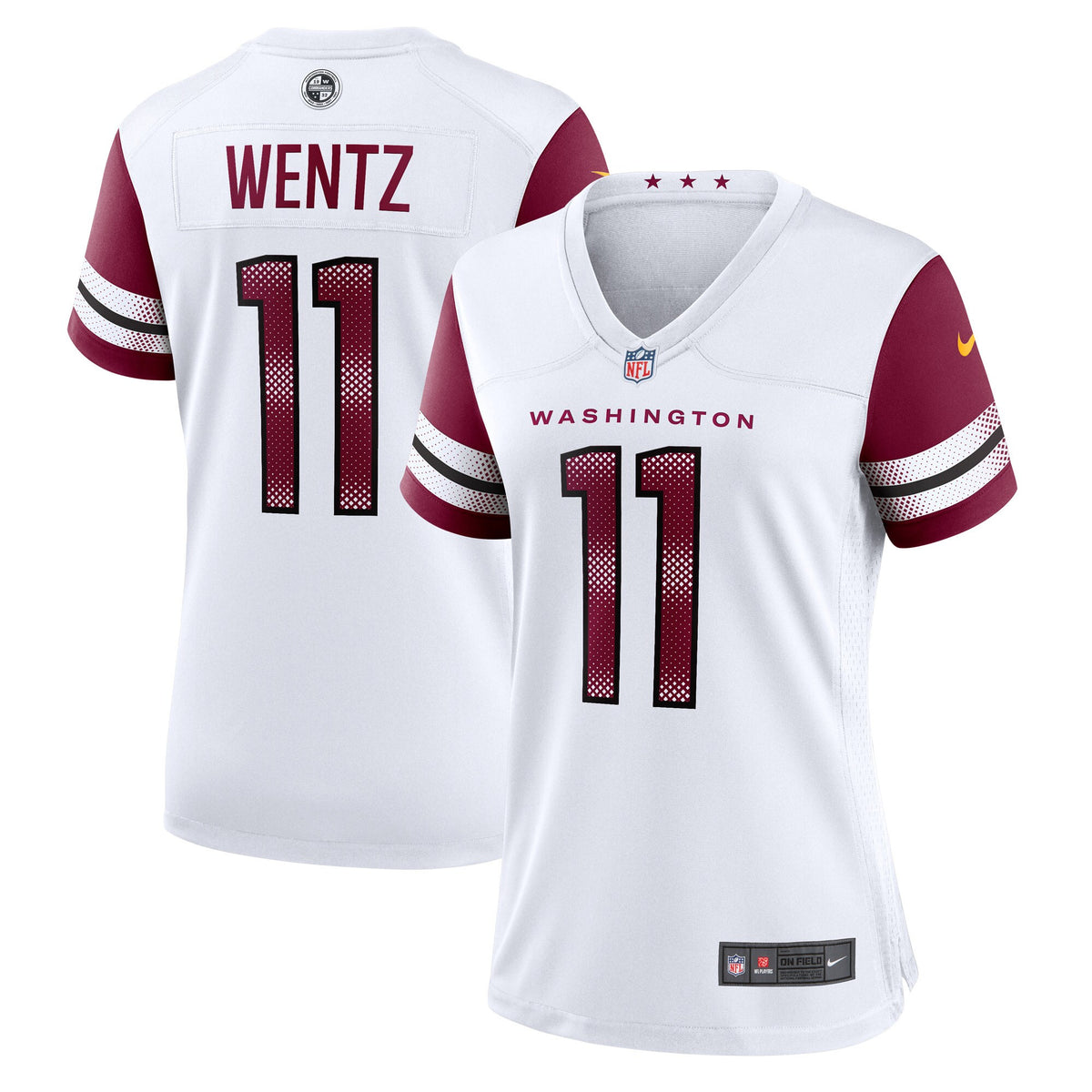 Carson Wentz Washington Commanders white jersey