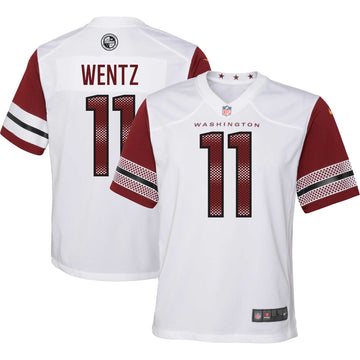 Carson Wentz Washington Commanders white jersey
