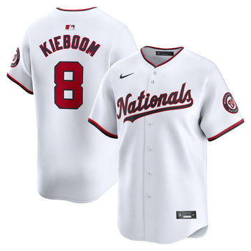Carter Kieboom Washington Nationals white Limited jersey
