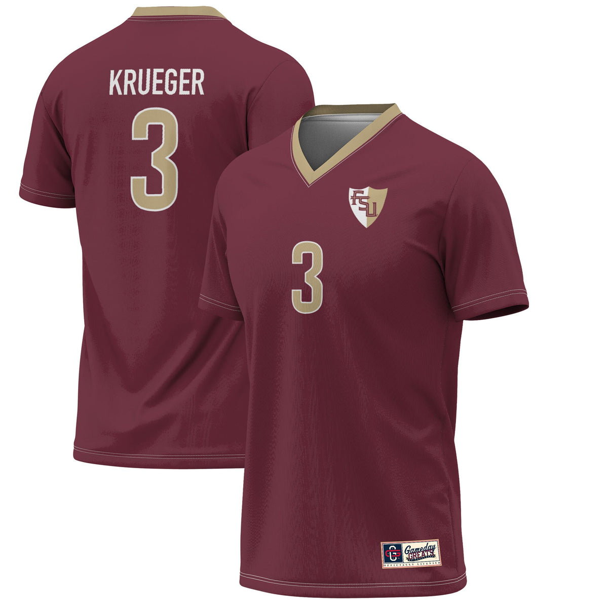 Casey Krueger Alumni Garnet Florida State Seminoles jersey