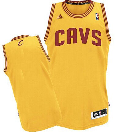 Custom Cleveland Cavaliers yellow jersey