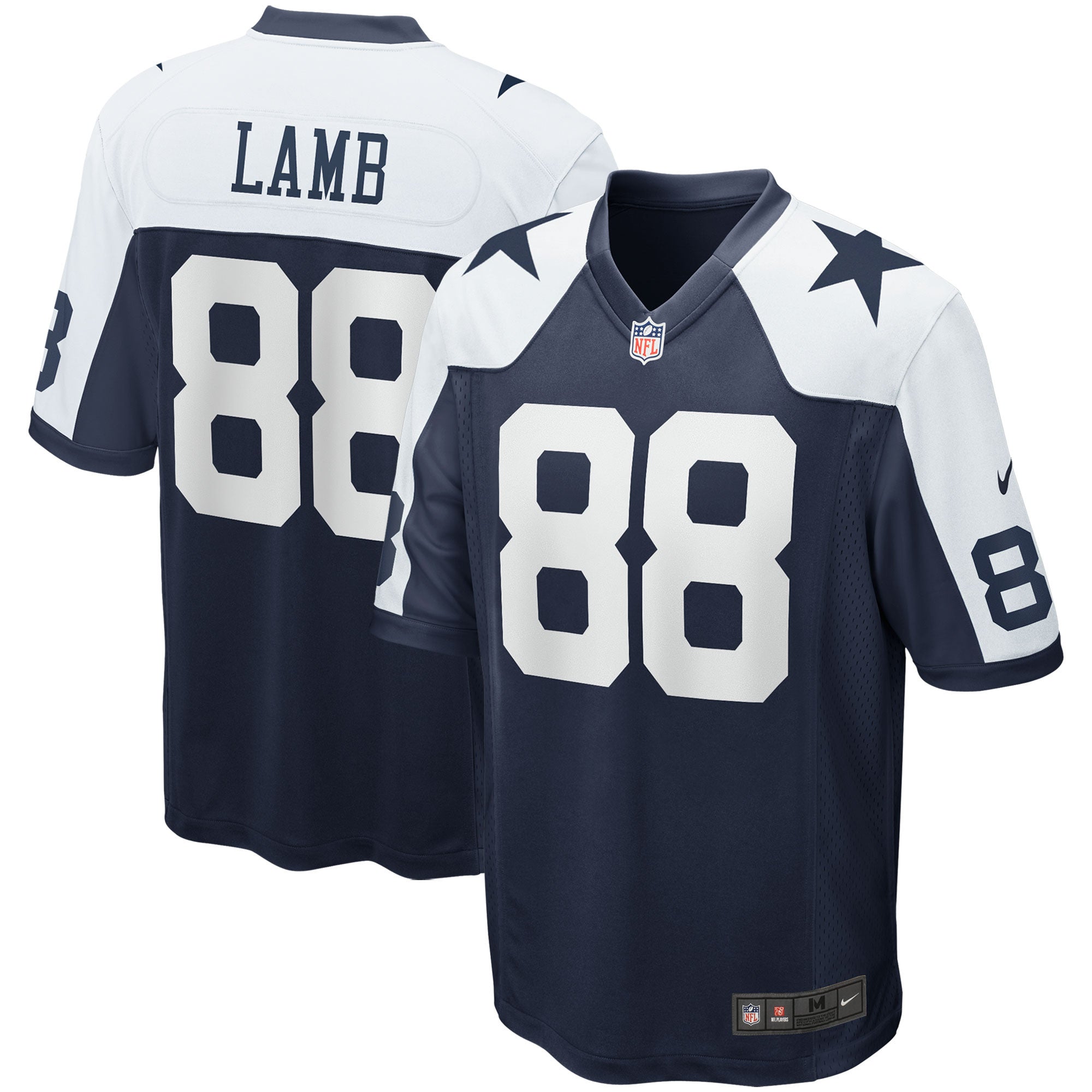 Ceedee Lamb Dallas Cowboys navy Game jersey