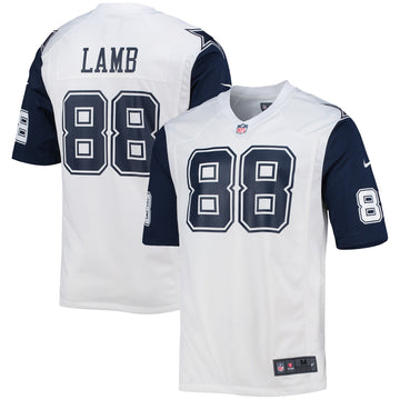 Ceedee Lamb Dallas Cowboys white Alternate jersey