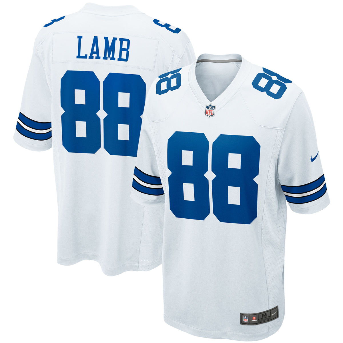 Ceedee Lamb Dallas Cowboys white Game jersey