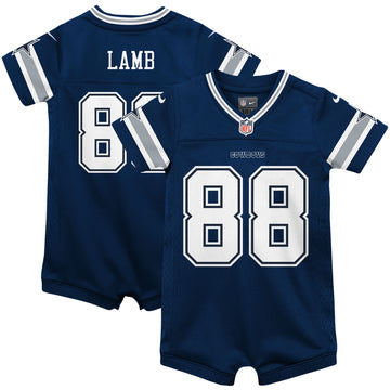 Ceedee Lamb Romper Dallas Cowboys navy jersey