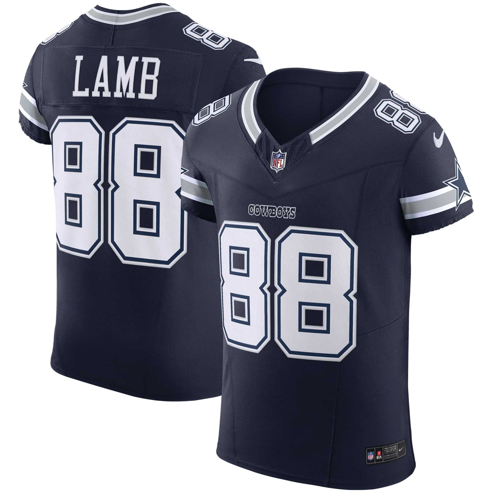 Ceedee Lamb Dallas Cowboys navy Vapor jersey
