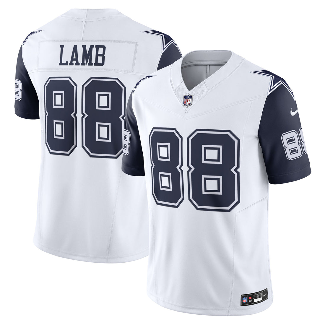 Ceedee Lamb Dallas Cowboys white Vapor jersey