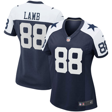 Ceedee Lamb Dallas Cowboys navy Game jersey