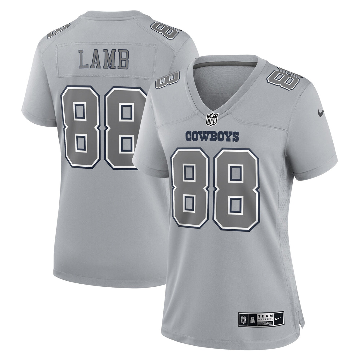 Ceedee Lamb Atmosphere Dallas Cowboys gray Fashion jersey
