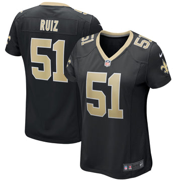 Cesar Ruiz New Orleans Saints black jersey