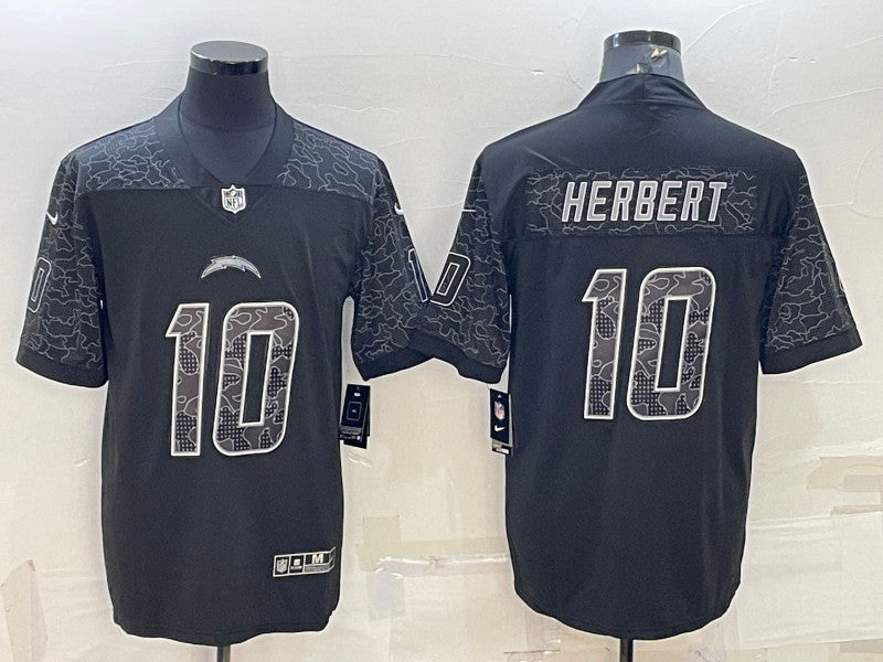 Justin Herbert Los Angeles Chargers black Limited jersey