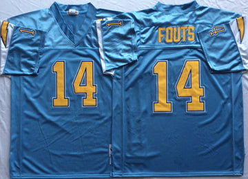 Dan Fouts Los Angeles Chargers blue Throwback jersey