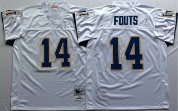 Dan Fouts Los Angeles Chargers white Throwback jersey