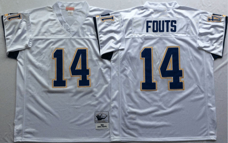 Dan Fouts Los Angeles Chargers white Throwback jersey