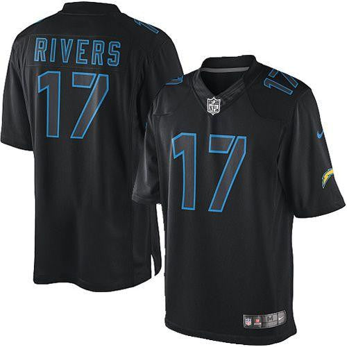Philip Rivers Los Angeles Chargers black Limited jersey