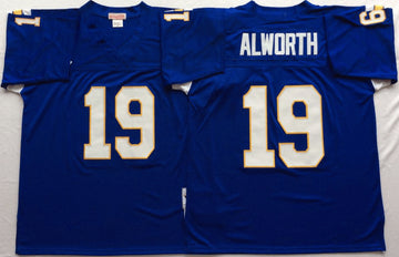 Lance Alworth Los Angeles Chargers blue Throwback jersey