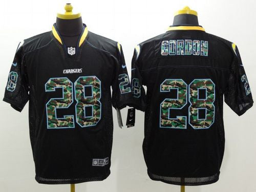 Melvin Gordon Los Angeles Chargers black Elite jersey