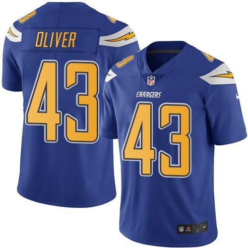 Branden Oliver Los Angeles Chargers blue Limited jersey