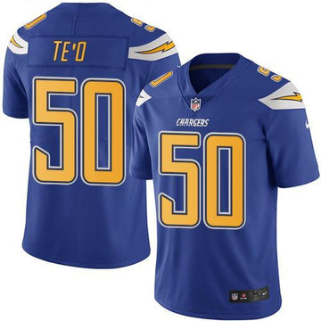 Manti Te'o Los Angeles Chargers blue Limited jersey