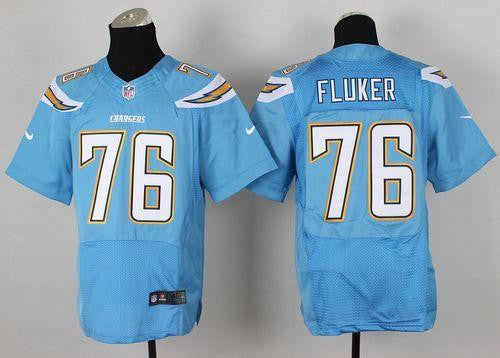 D.J. Fluker Los Angeles Chargers blue Elite jersey