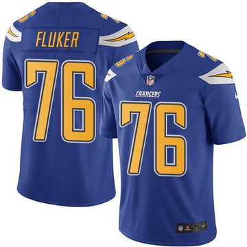 D.J. Fluker Los Angeles Chargers blue Limited jersey