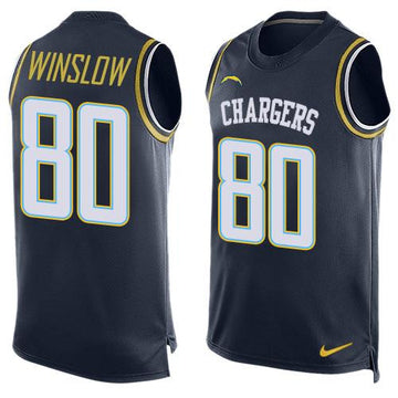 Kellen Winslow Los Angeles Chargers navy Limited jersey