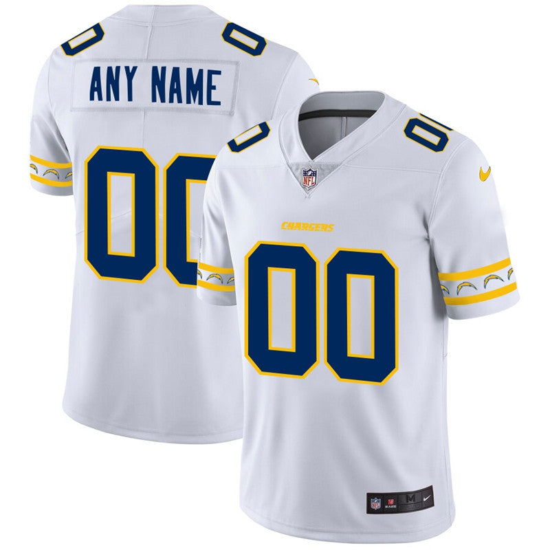 Los Angeles Chargers white Vapor jersey