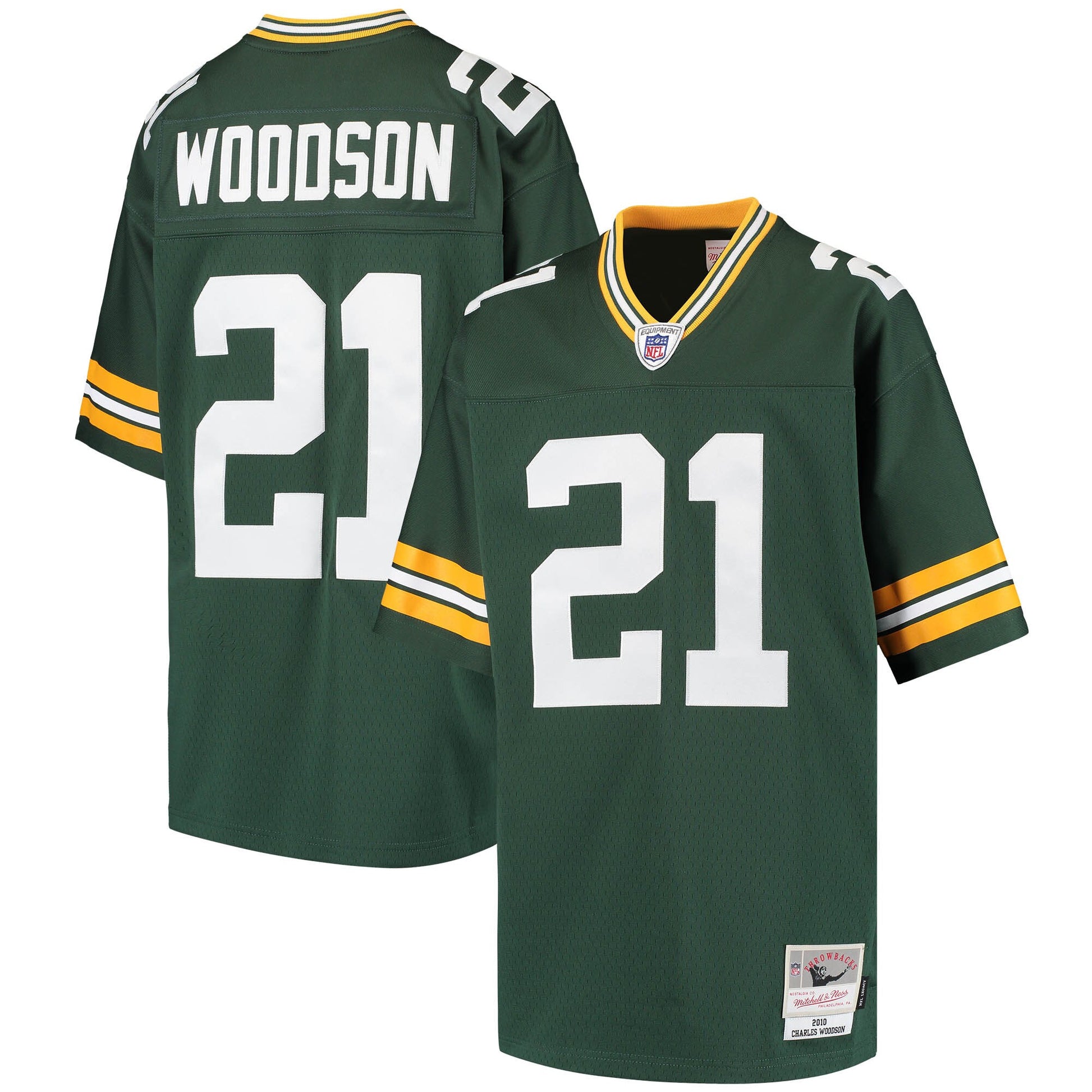 Charles Woodson Green Bay Packers green jersey