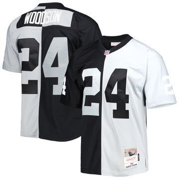 Charles Woodson Las Vegas Raiders black Split jersey