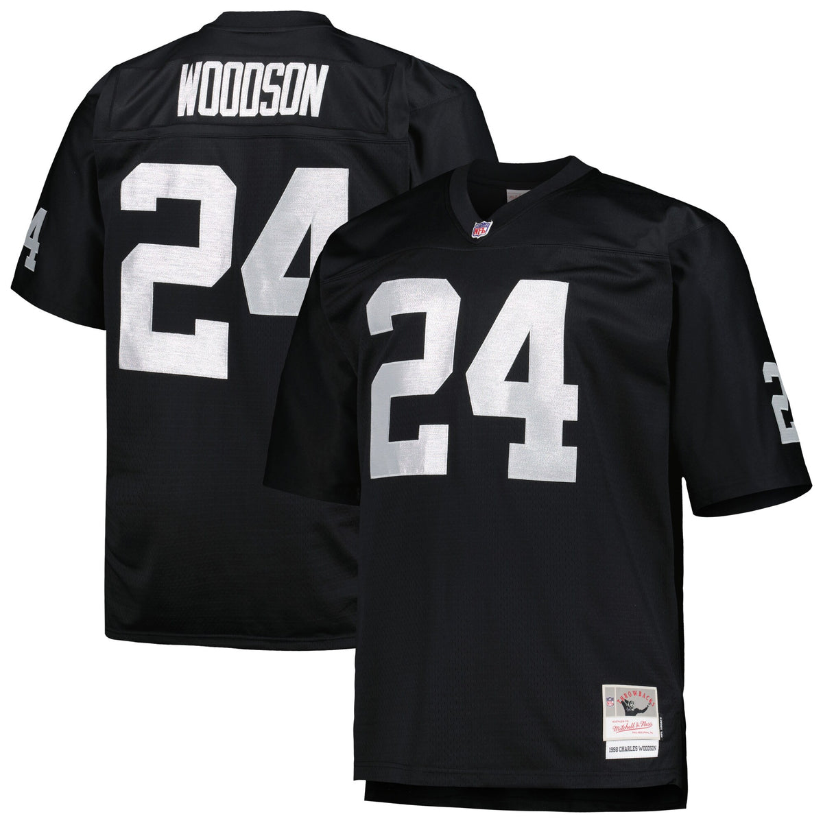 Charles Woodson Las Vegas Raiders black jersey