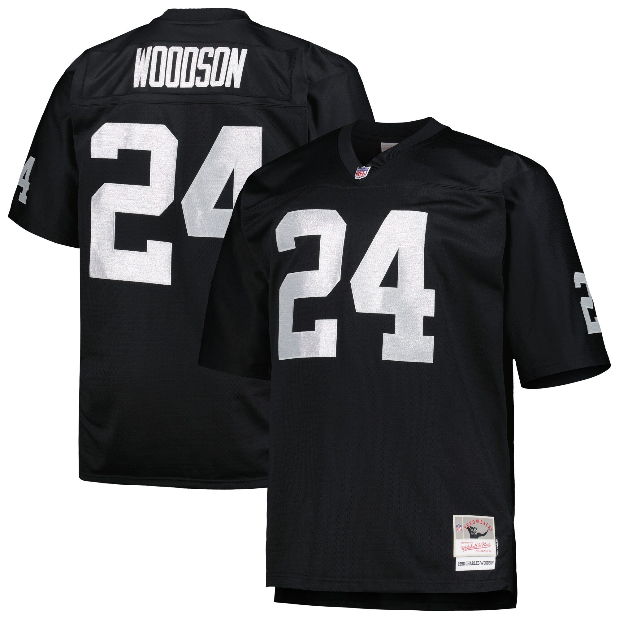 Charles Woodson Las Vegas Raiders black jersey