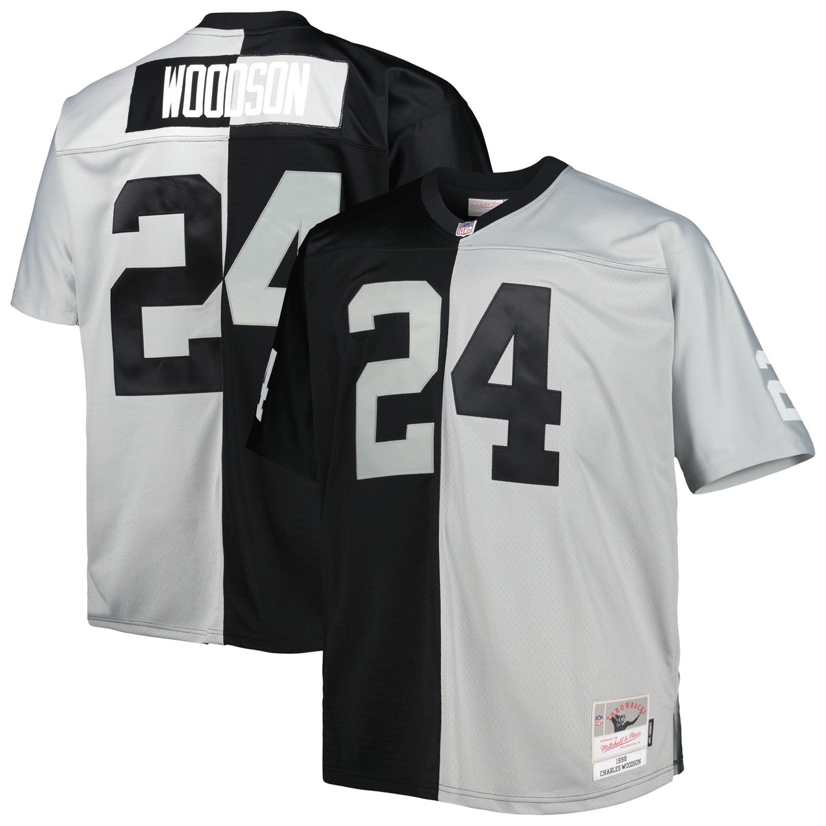 Charles Woodson Las Vegas Raiders black Split jersey
