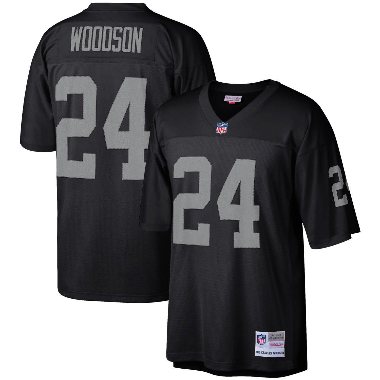 Charles Woodson Las Vegas Raiders black jersey