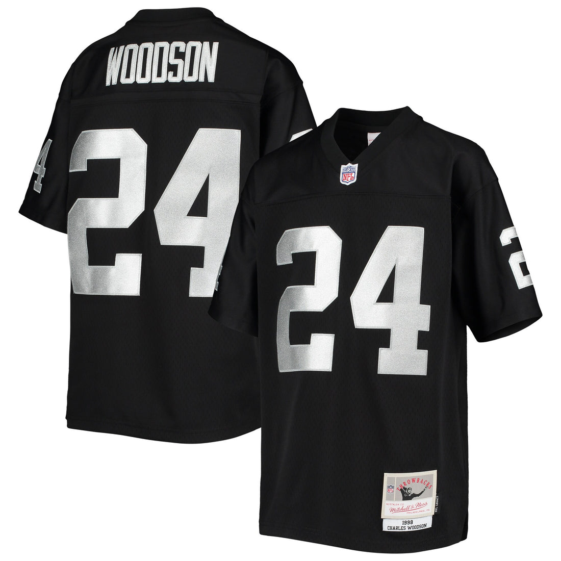Charles Woodson Las Vegas Raiders black jersey