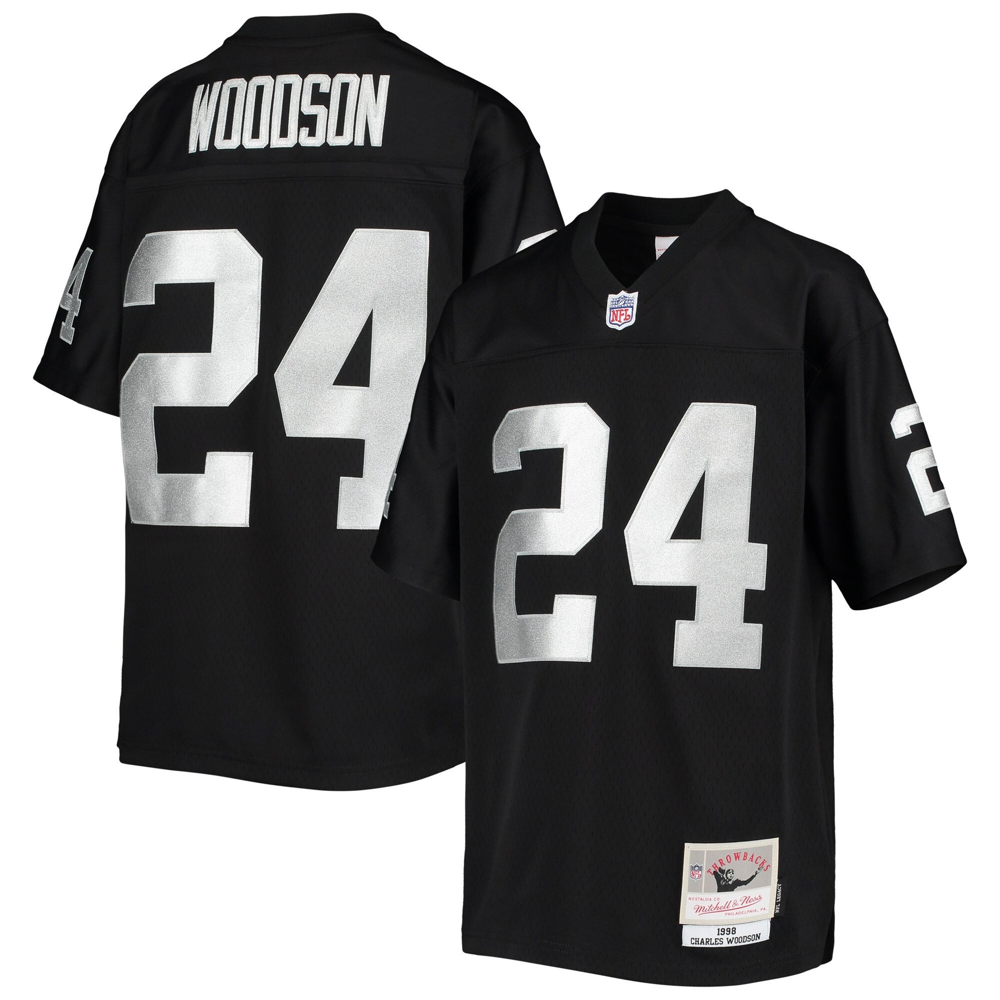 Charles Woodson Las Vegas Raiders black jersey