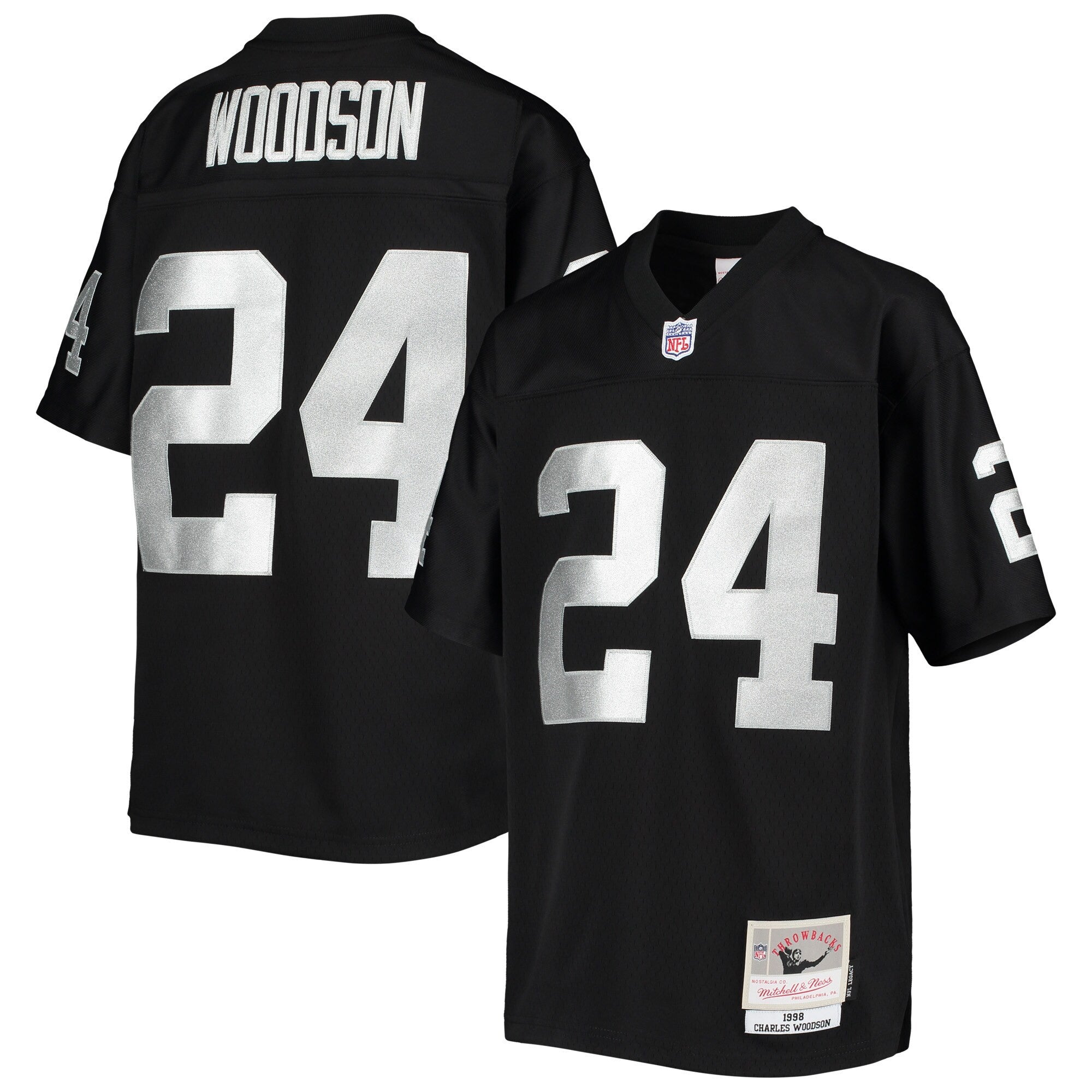 Charles Woodson Las Vegas Raiders black jersey