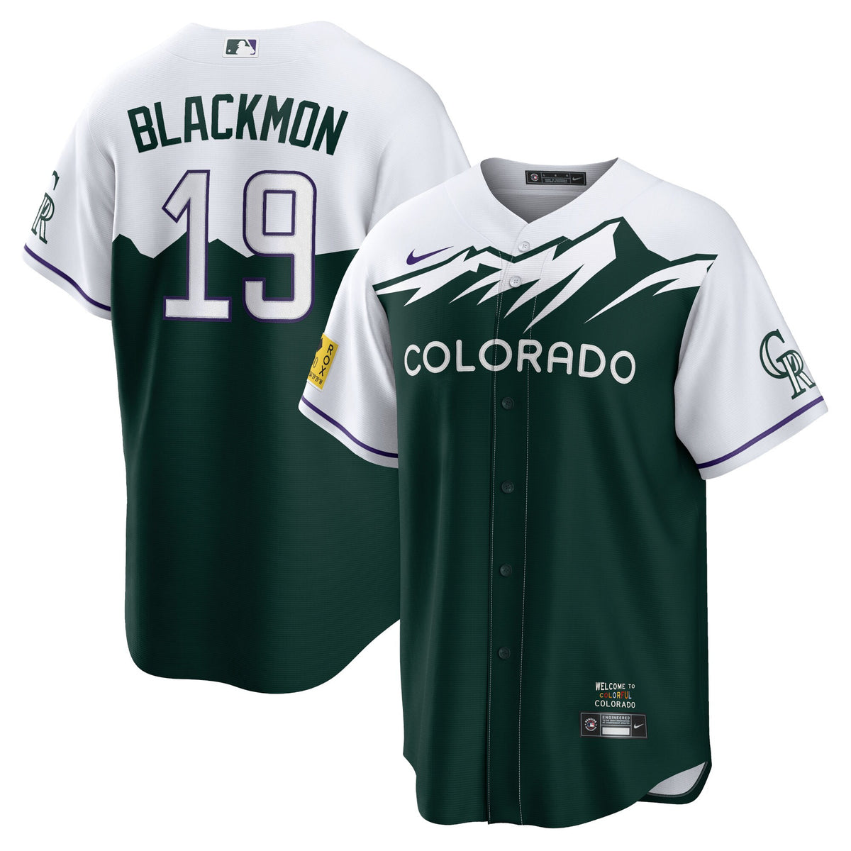 Charlie Blackmon Colorado Rockies green City Connect jersey