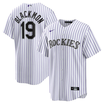 Charlie Blackmon Colorado Rockies white Home jersey