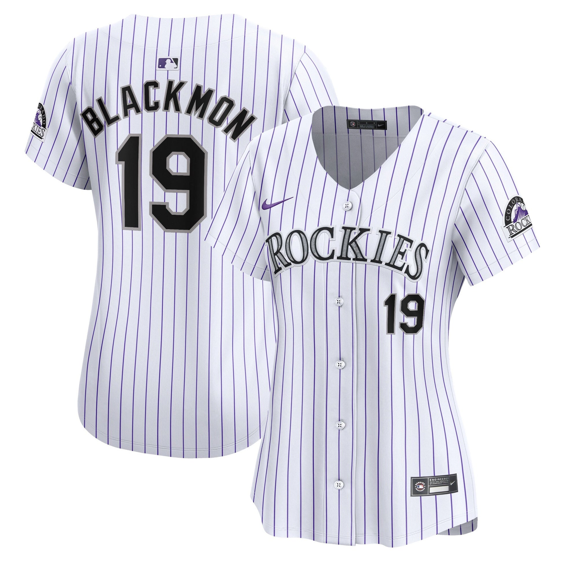 Charlie Blackmon Colorado Rockies white Limited jersey