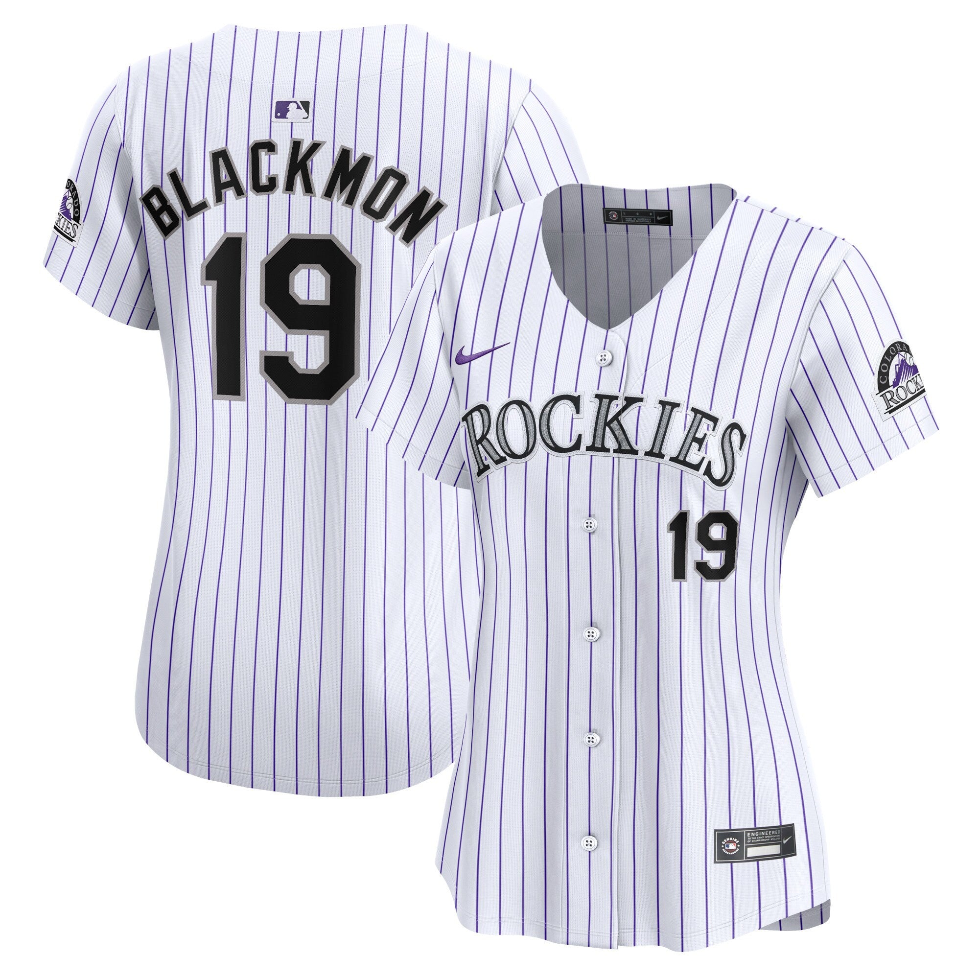 Charlie Blackmon Colorado Rockies white Limited jersey